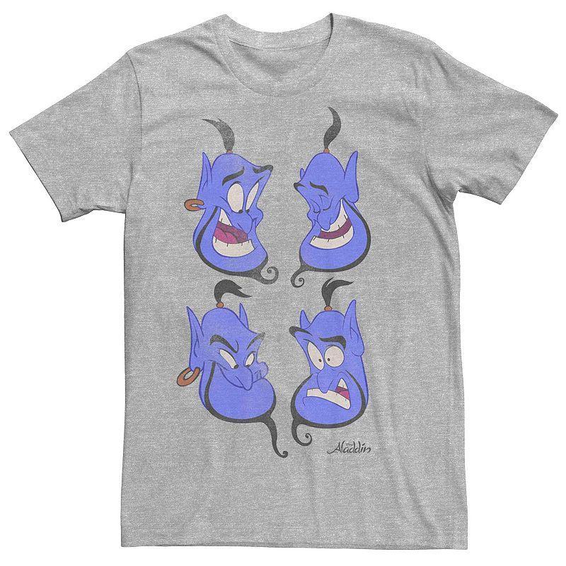 Disney's Aladdin Genie Faces Poster Men's Graphic Tee,  Product Image