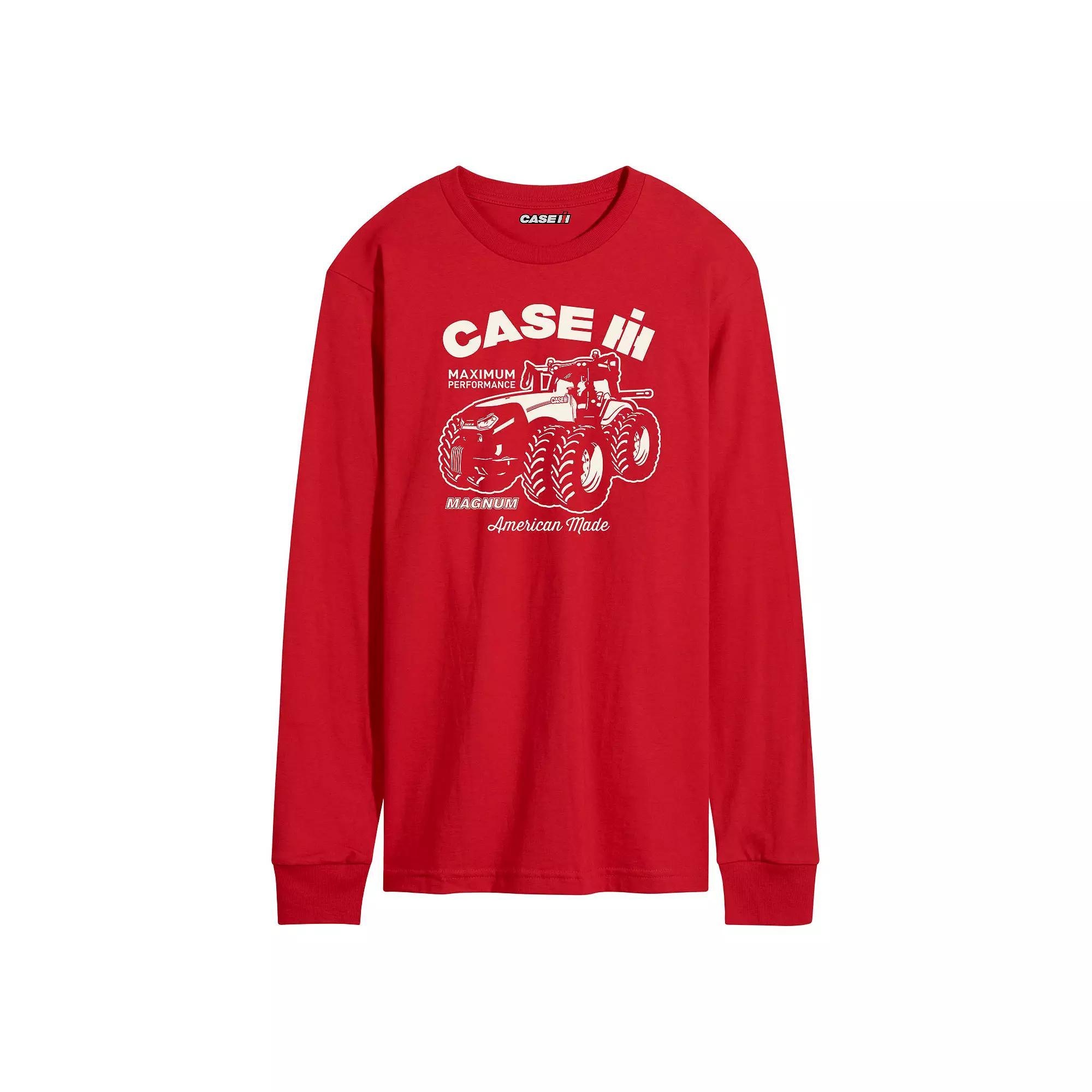 Men's Case IH Max Performance Long Sleeve Graphic Tee,  Product Image