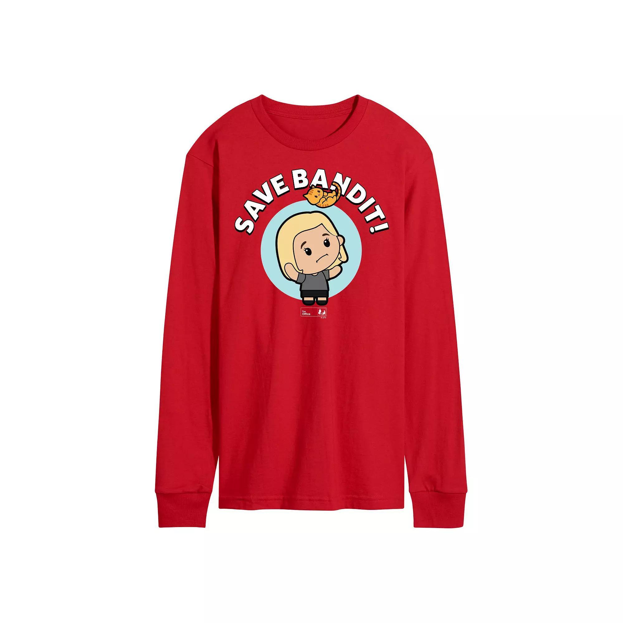 Men's The Office Save Bandit Long Sleeve,  Product Image