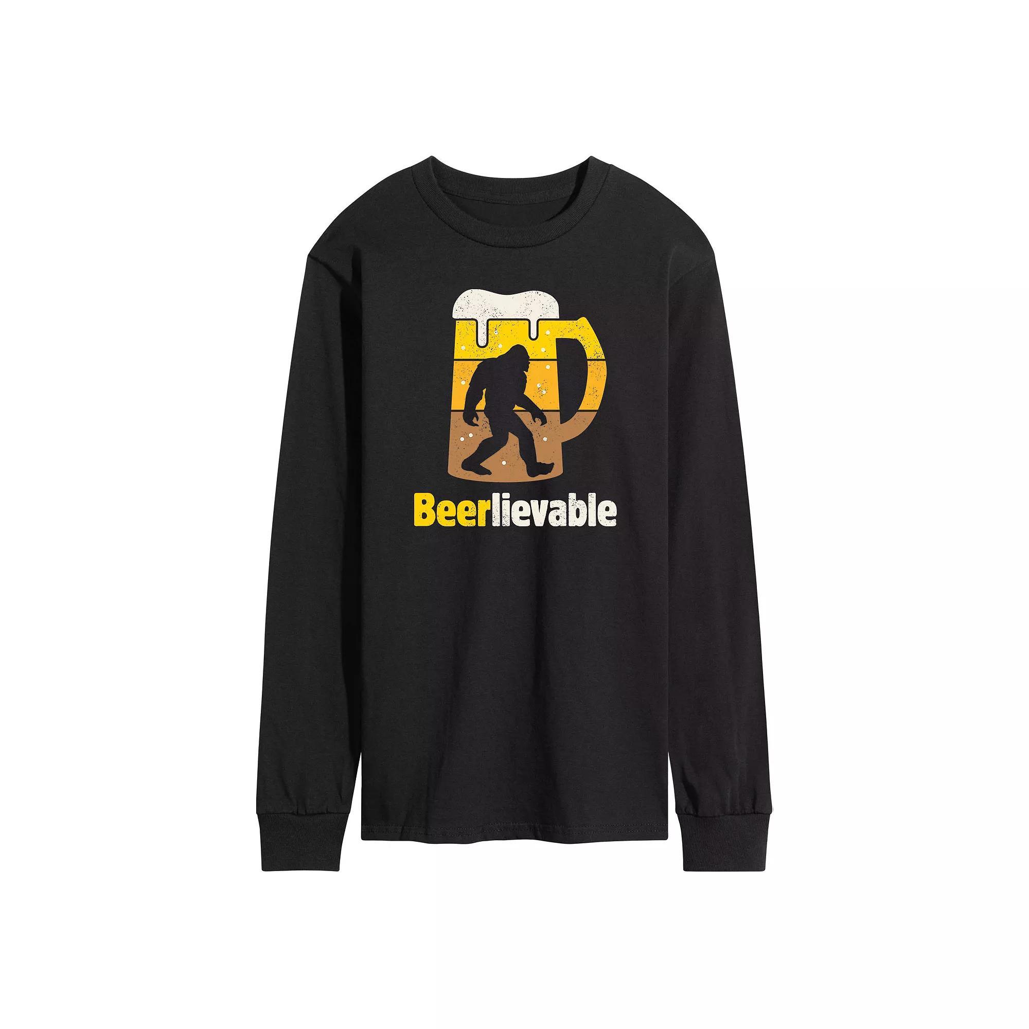 Men's It's Beer O'Clock Long Sleeve Graphic Tee,  Product Image