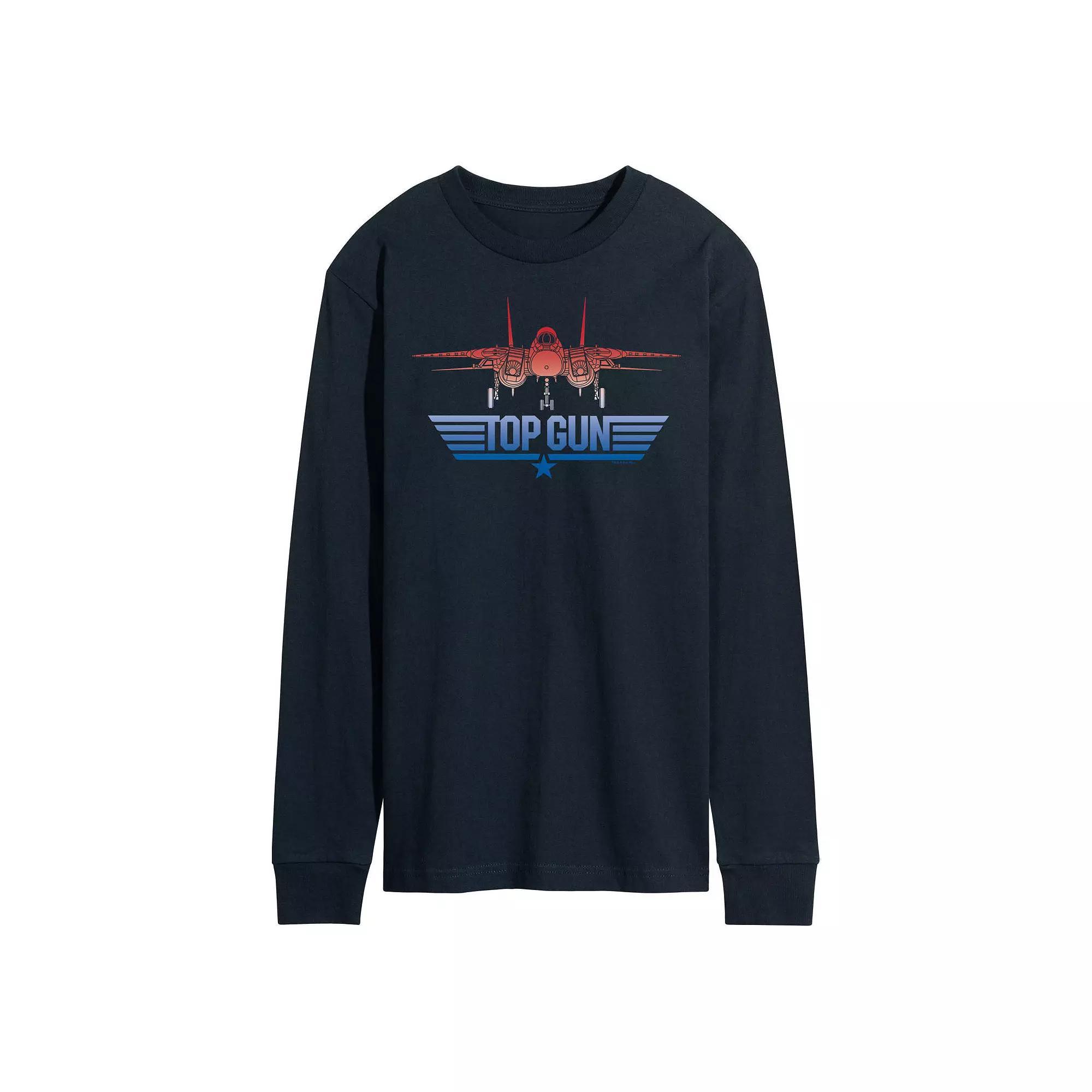 Men's Top Gun Logo Long Sleeve Tee,  Product Image