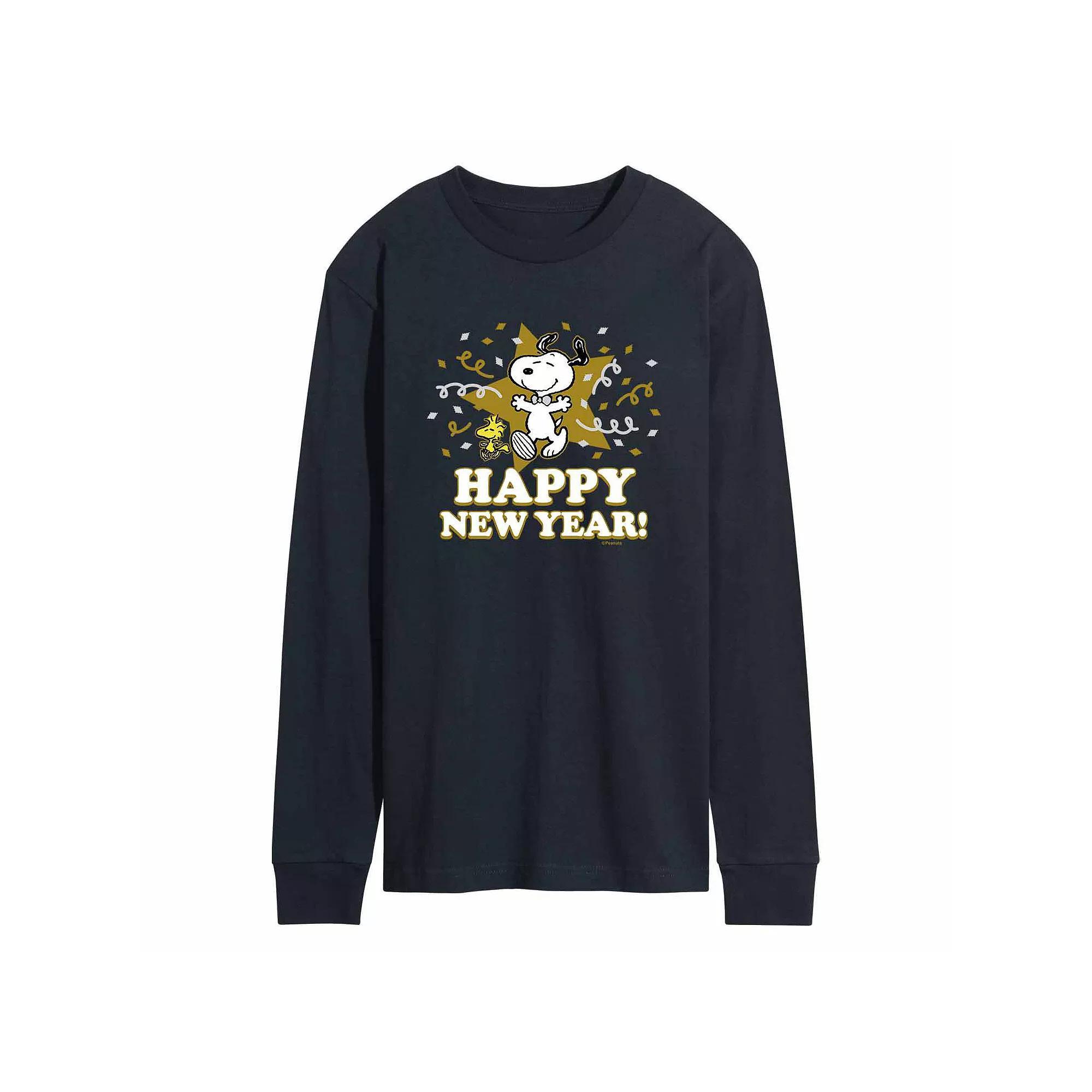 Disney's Lilo & Stitch Men's Skeleton Squad Long Sleeve Tee, Size: Medium, Black Product Image