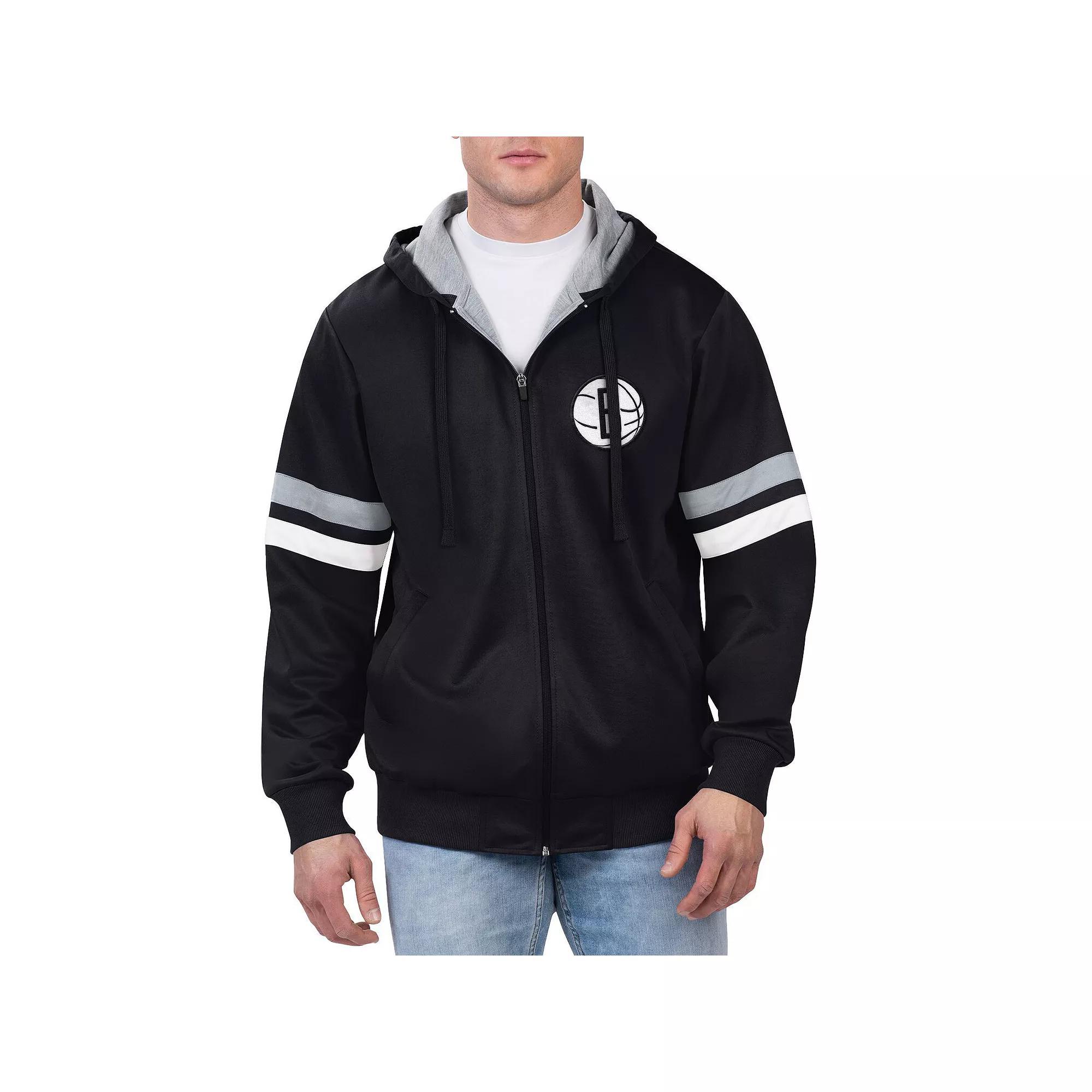 Men's G-III Sports by Carl Banks Purple Charlotte Hornets Contender Full-Zip Hoodie Jacket,  Product Image