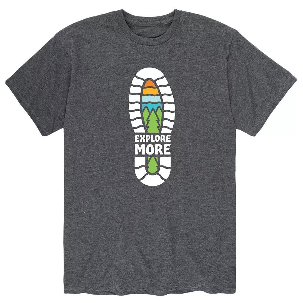 Men's Explore More Boot Tee, Size: Medium, Grey Product Image