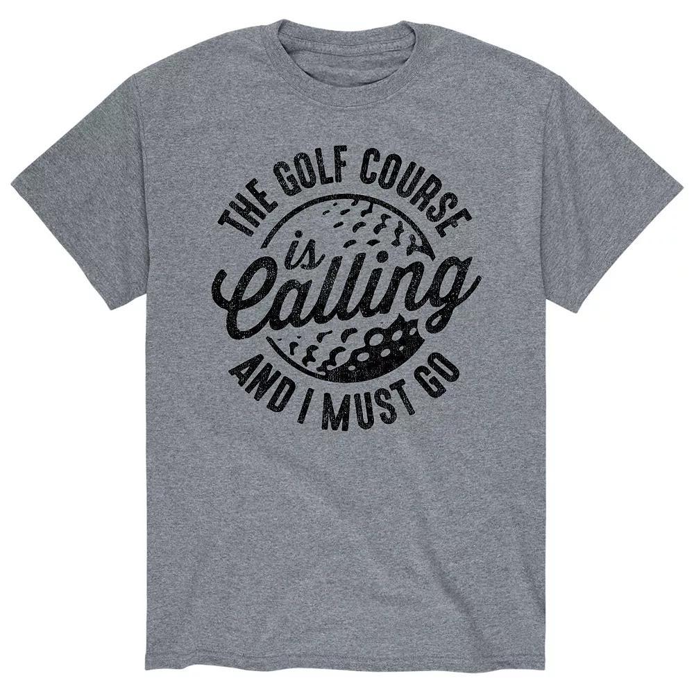 Big & Tall The Golf Course Is Calling Graphic Tee, Men's,  Product Image