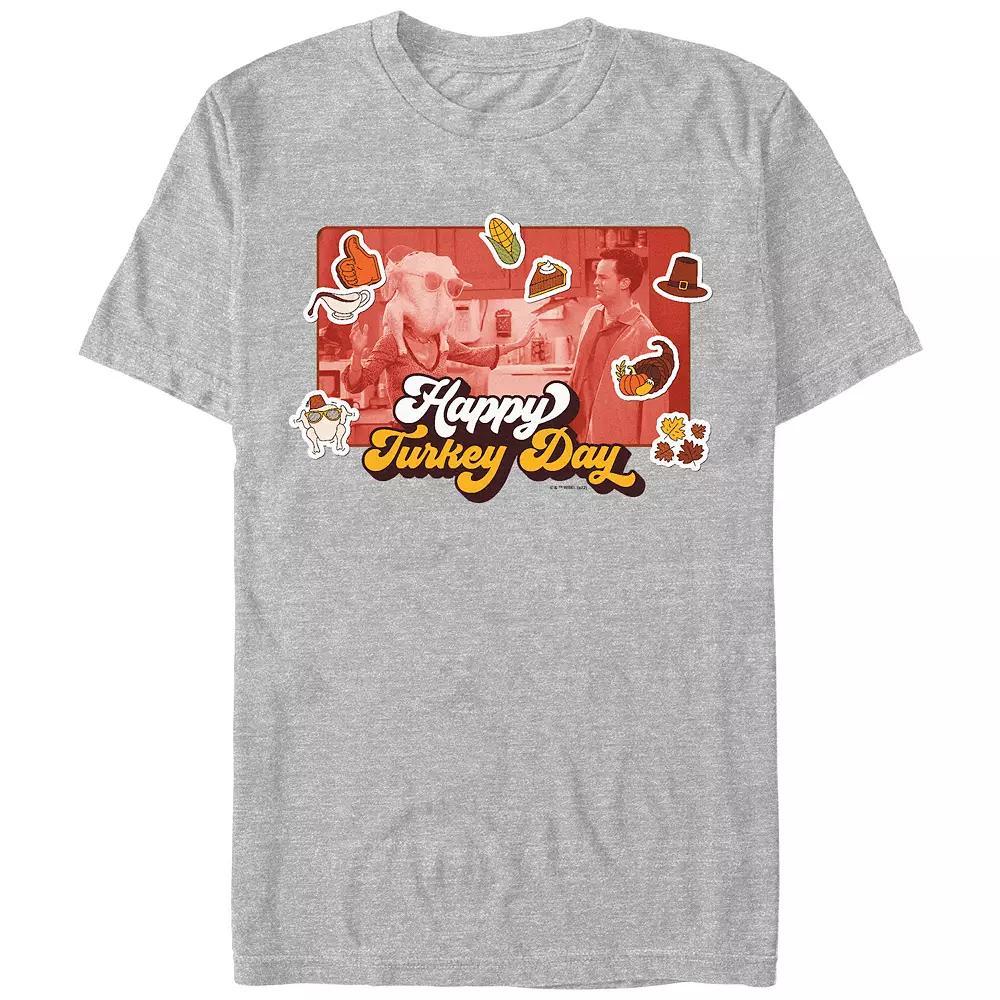 Men's Friends Happy Turkey Day Graphic Tee,  Product Image