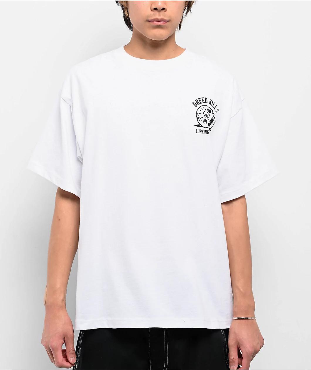 Lurking Class by Sketchy Tank Dollars White T-Shirt Product Image