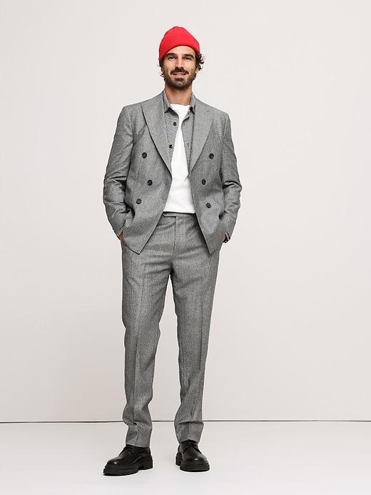 Italian Houndstooth Suit Pant Product Image