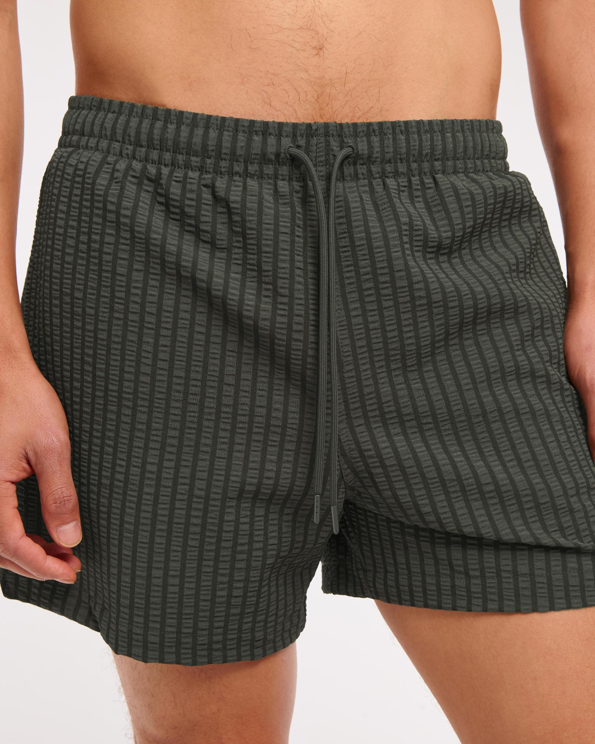 Pull-On Micro-Seersucker Swim Trunk Product Image