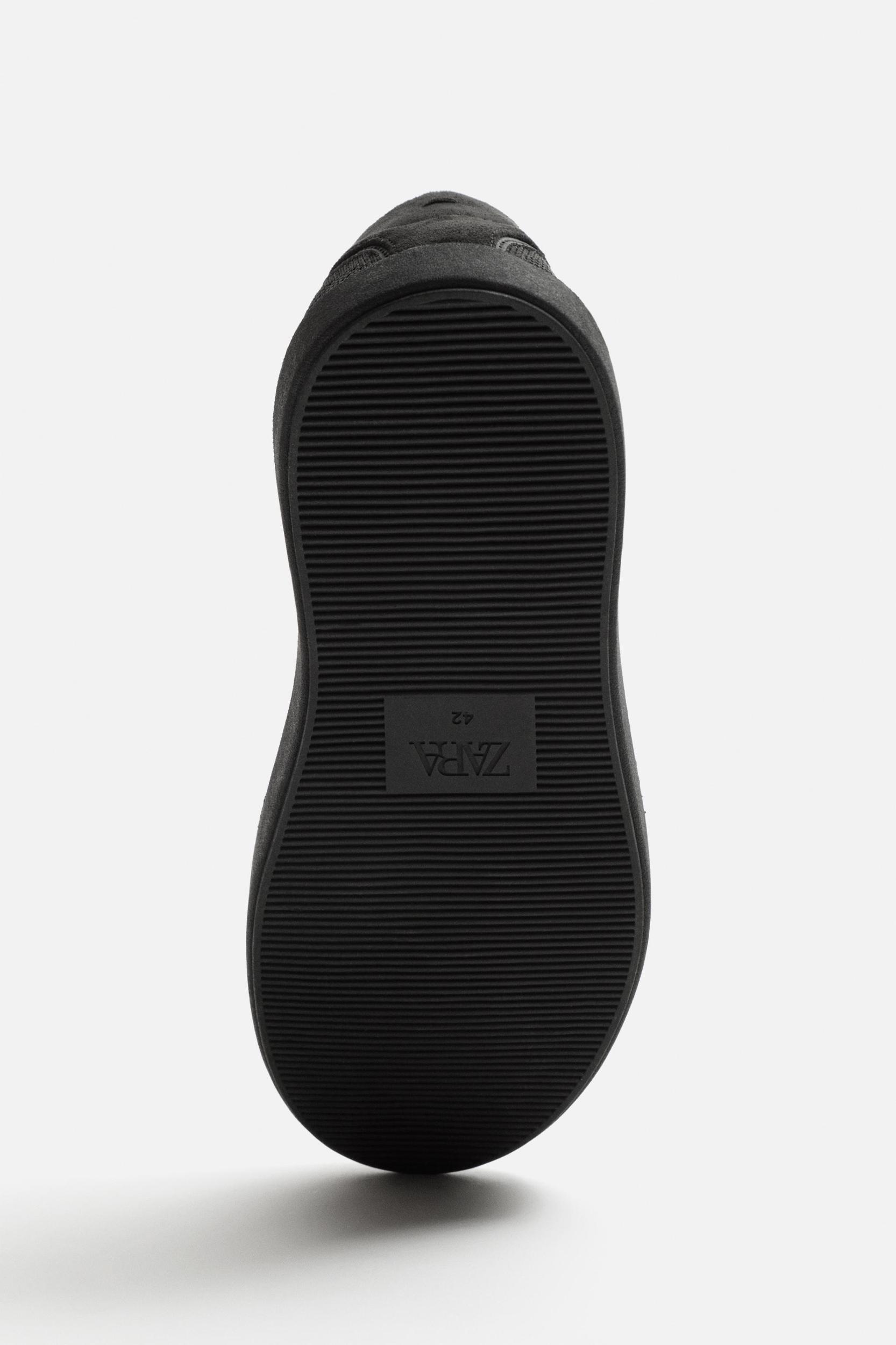 KNIT FABRIC SNEAKERS Product Image