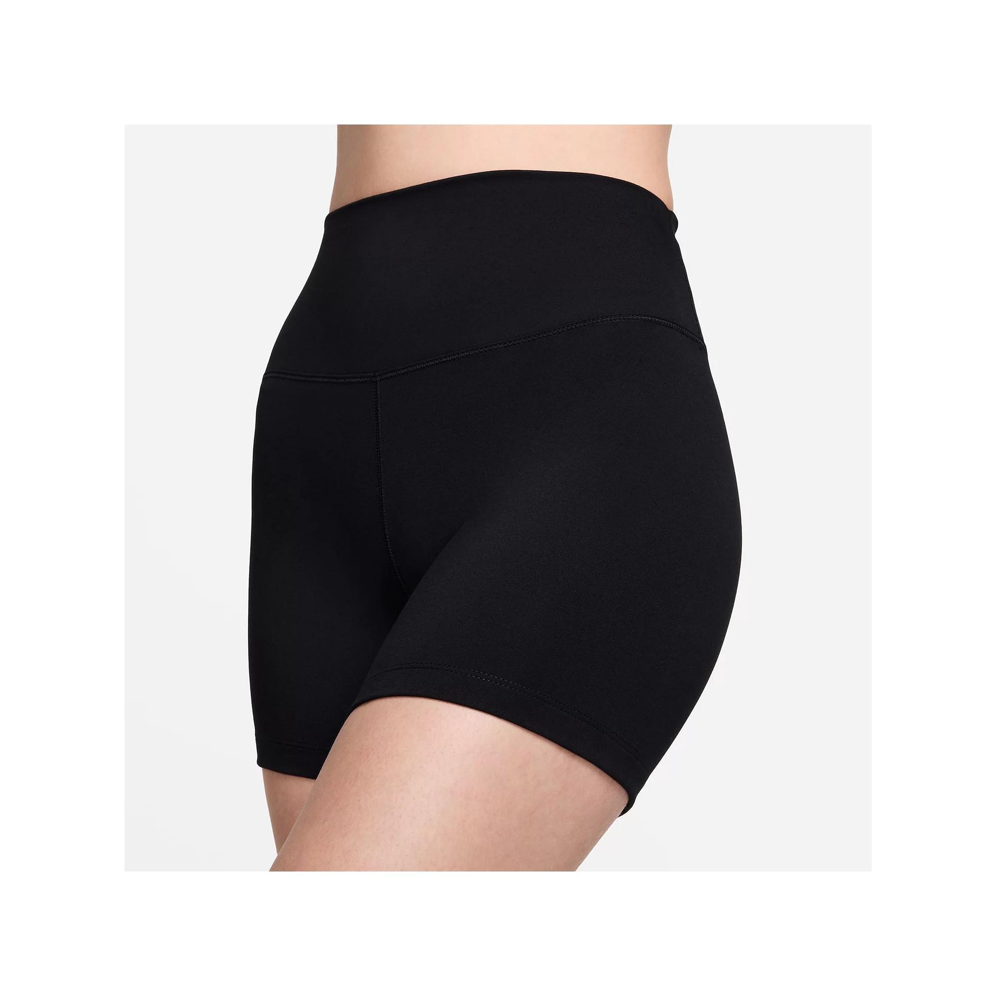 Women's Nike One High-Waisted 5-in. Biker Shorts, Size: XS, Black Product Image