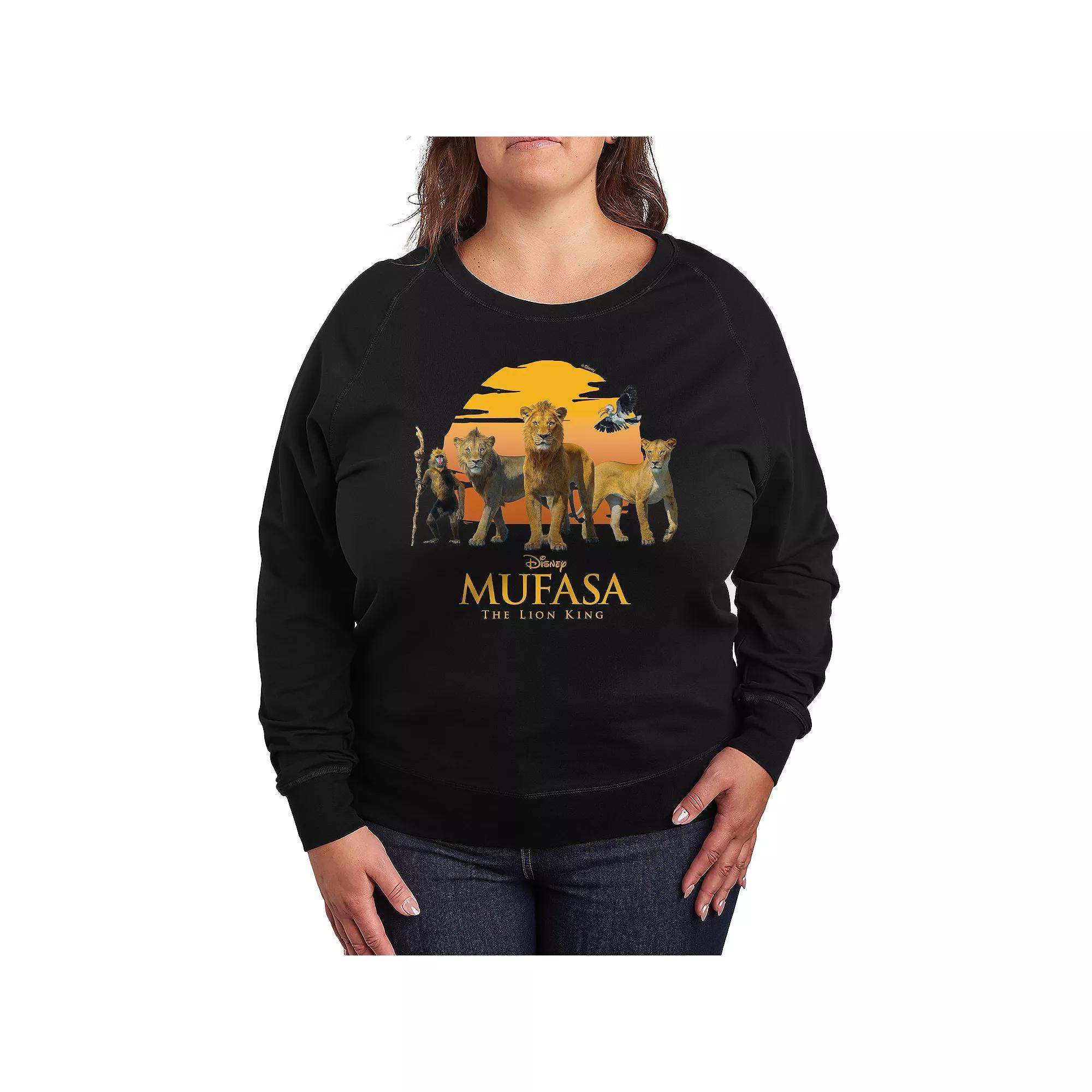 Plus Size Wicked Defy Gravity French Terry Long Sleeve Tee, Women's, Size: 1XL, Black Product Image