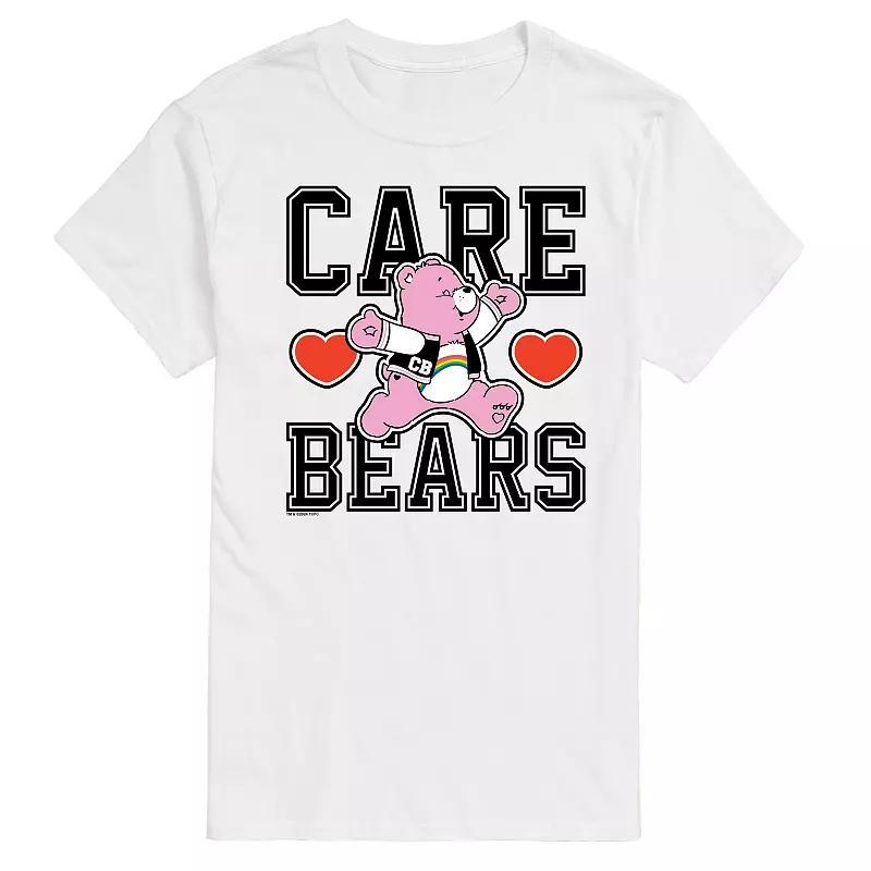 Men's Care Bears Varsity Graphic Tee, Size: Small, White Product Image