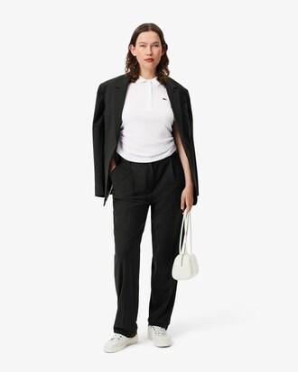 Slim Fit Adjustable Piqué Polo Shirt Product Image