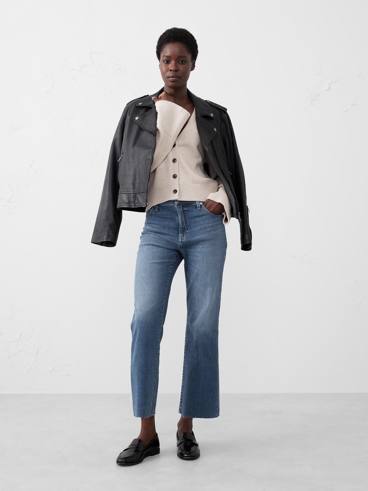 Kick Flare High-Rise Cropped Jean Product Image