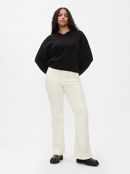 High Rise Corduroy '70s Flare Pants Product Image