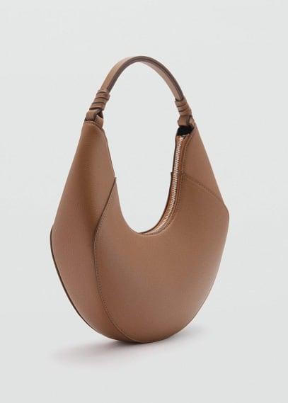 Leather-effect shoulder bag - Women | MANGO USA Product Image