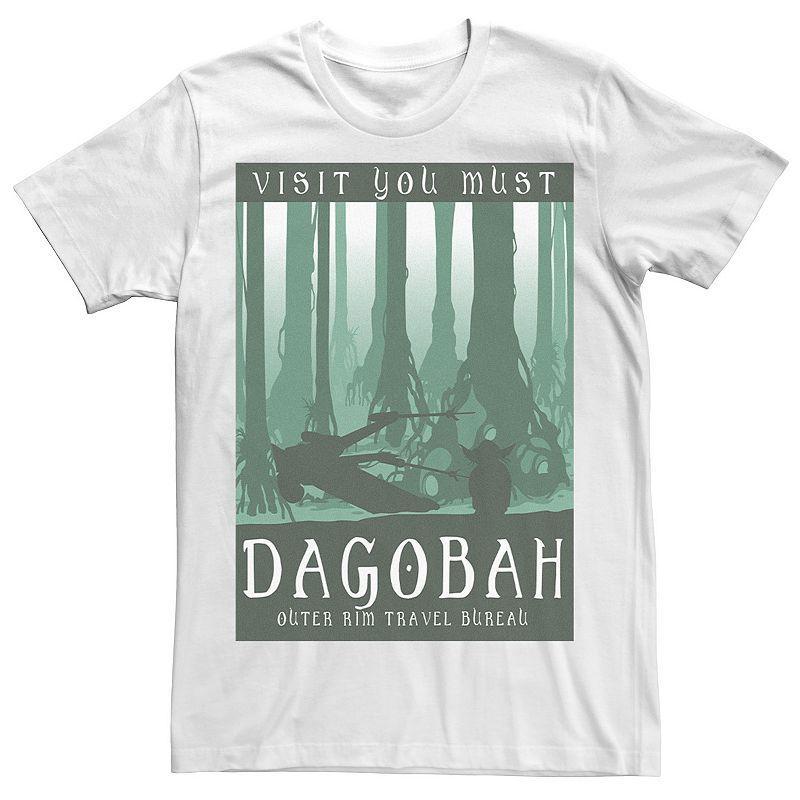 Mens Star Wars Visit You Must Dagobah Silhouette Poster Tee Product Image