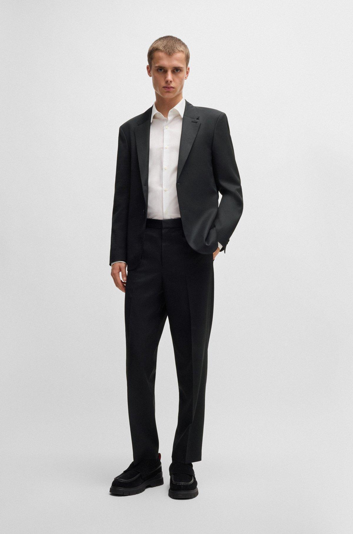 HUGO FORWARD slim-fit suit jacket in wool-blend twill Product Image