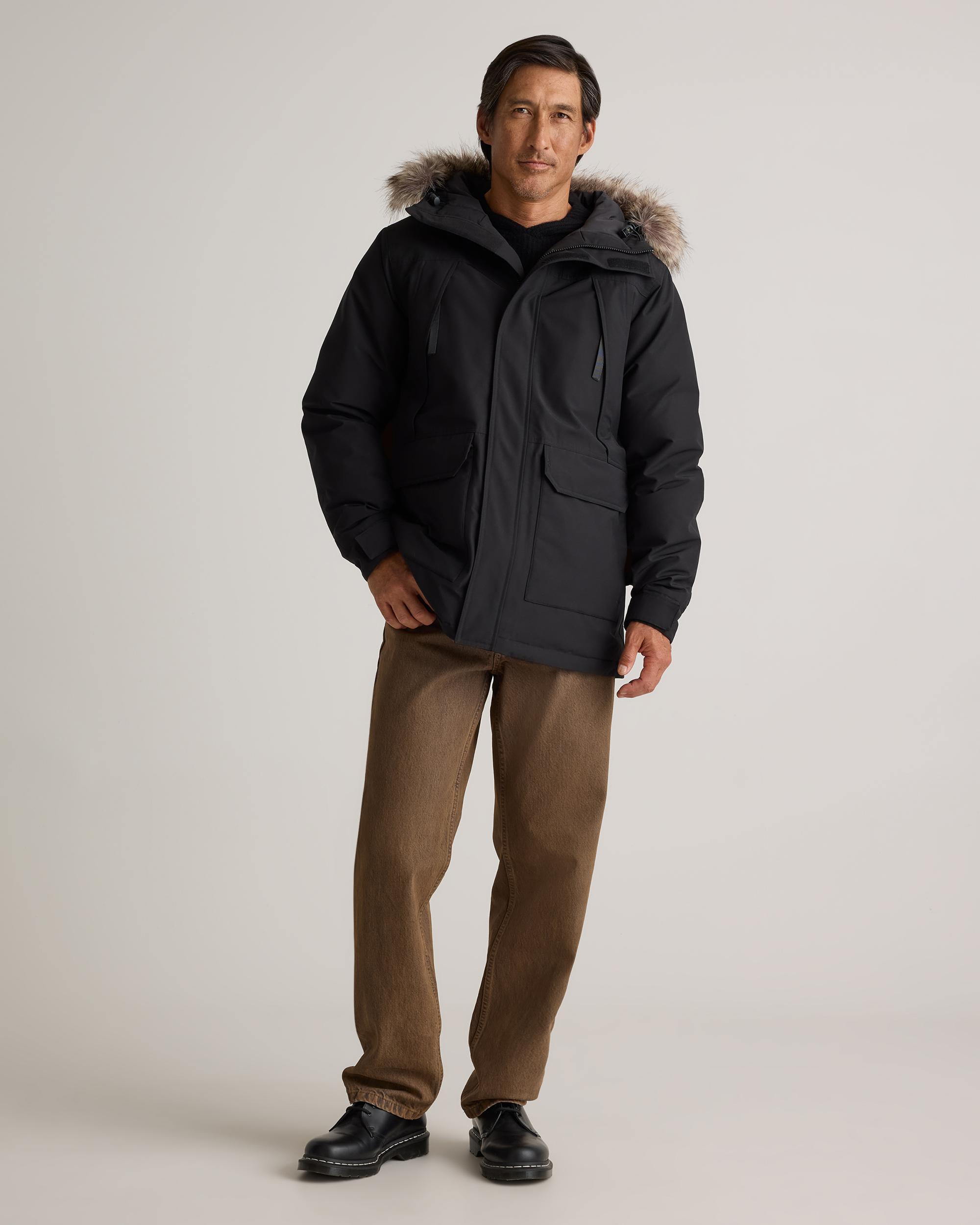 Quince | Men's Responsible Down Hooded Parka Recycled Polyester Product Image