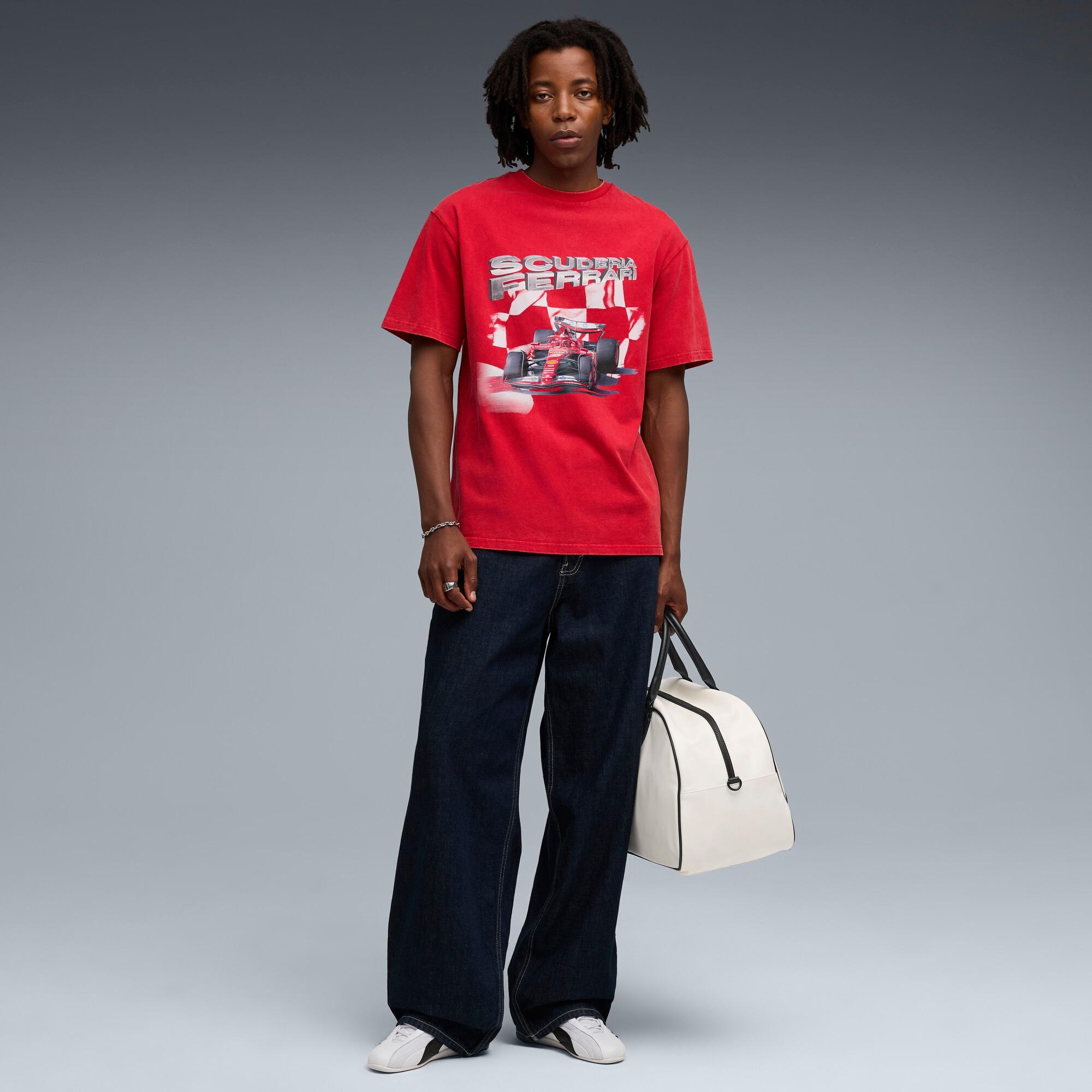 PUMA Scuderia Ferrari Men's Graphic T-Shirt Product Image