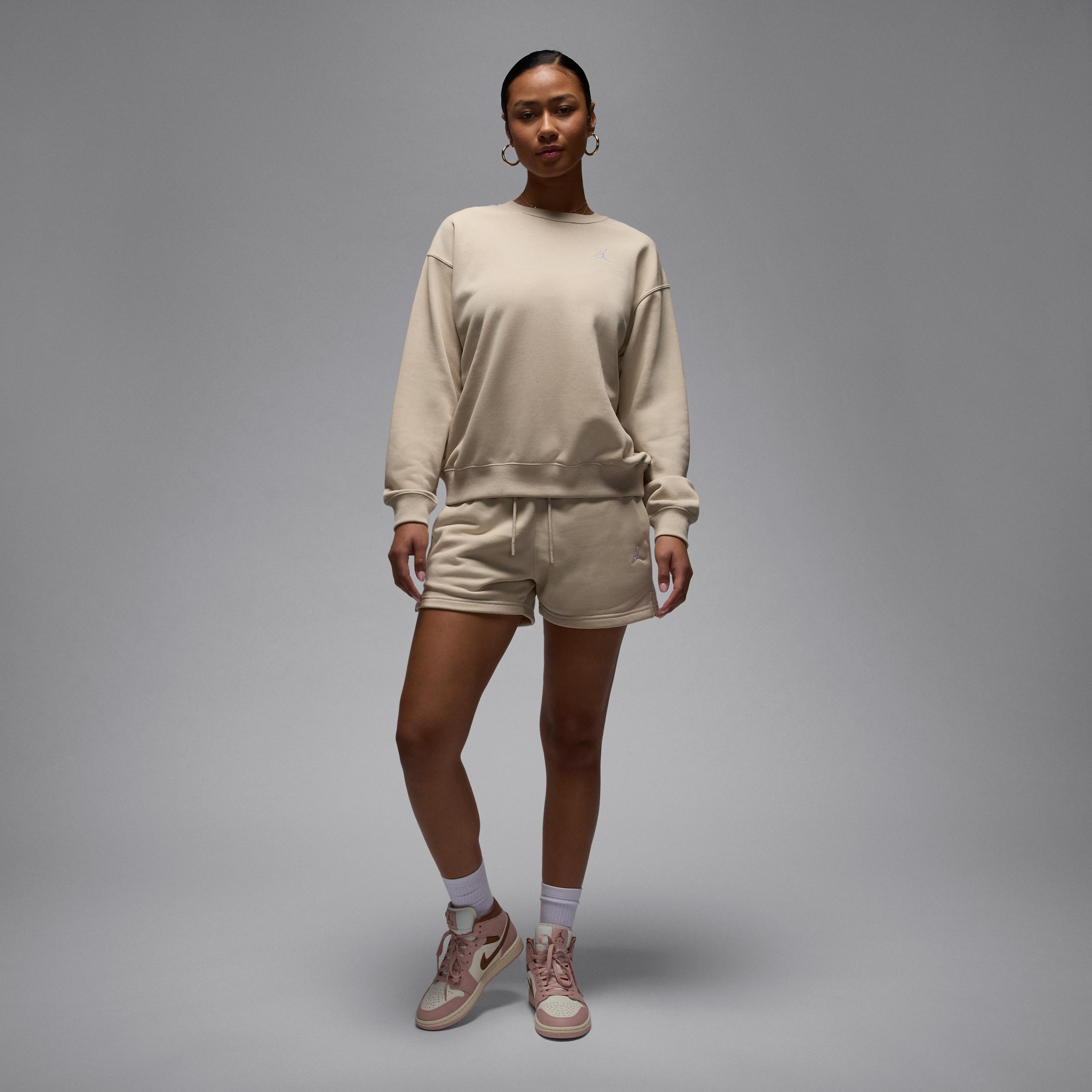 Womens Jordan Brooklyn Fleece French Terry Crew-Neck Sweatshirt | HJ1353-357 Product Image