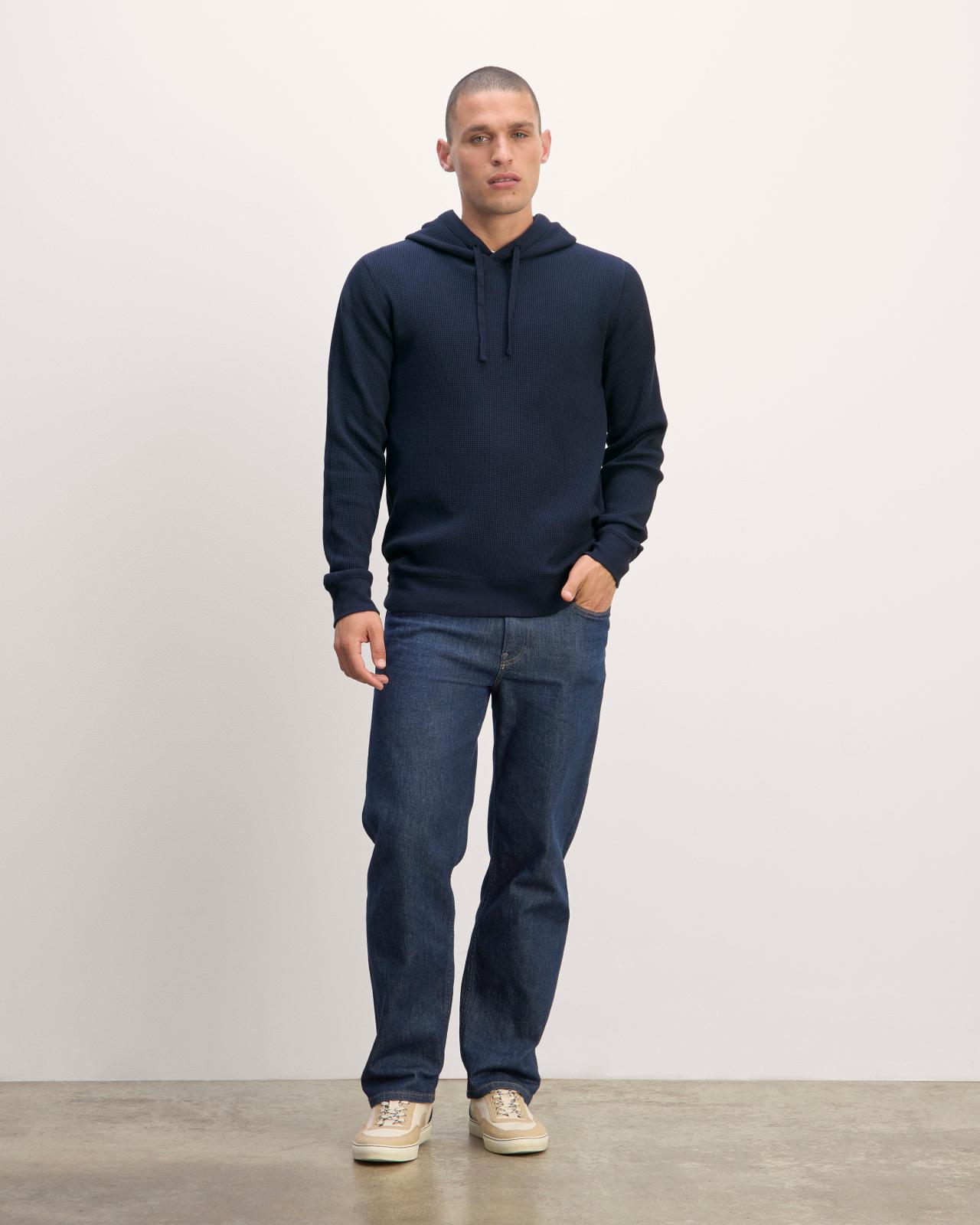 Mens Waffle-Knit Hoodie by Everlane Product Image