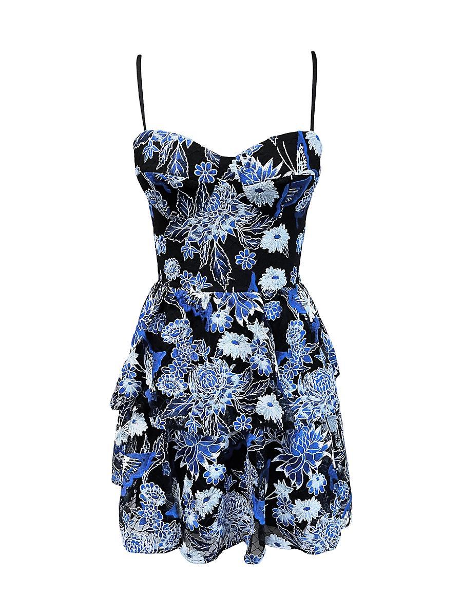 Womens Braelyn Floral Minidress Product Image