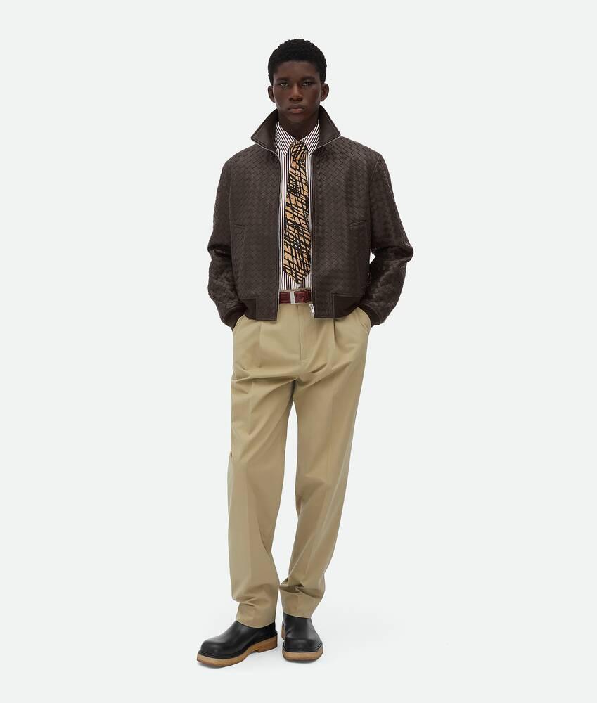 Men's Light Cotton Twill Trousers in Flint Product Image