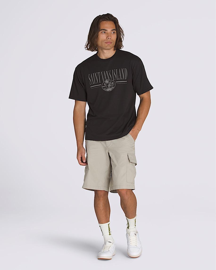 Saint Vans Island T-Shirt in Black| Vans US Product Image