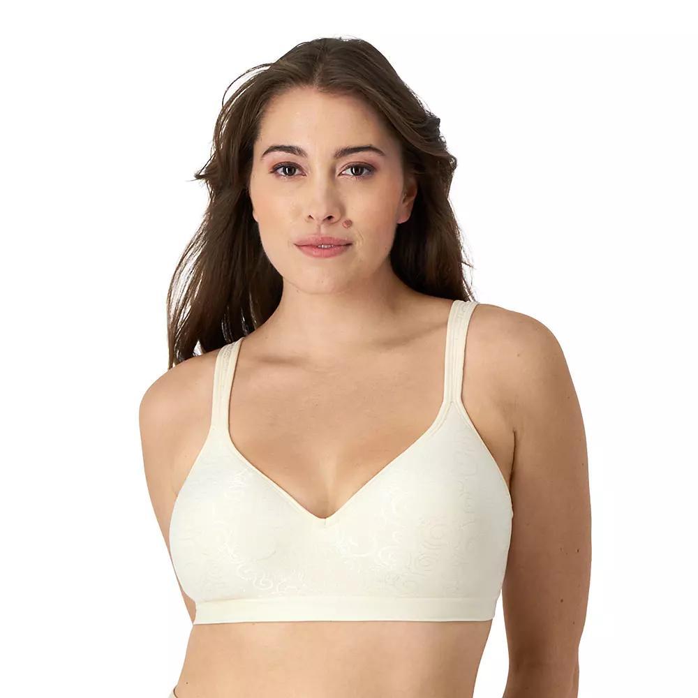 Bali Comfort Revolution Wireless Bra DF3463, Women's, Size: 40 Dd, Light Beige Swirl Product Image