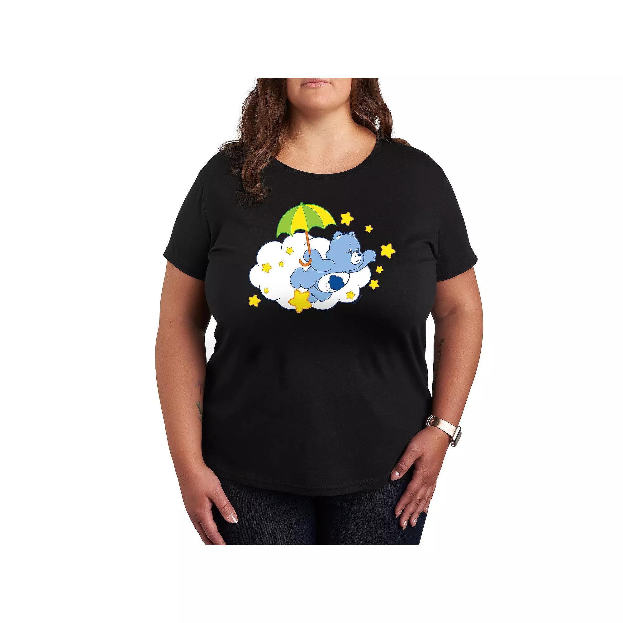 Plus Care Bears Grumpy Umbrella Graphic Tee, Women's,  Product Image