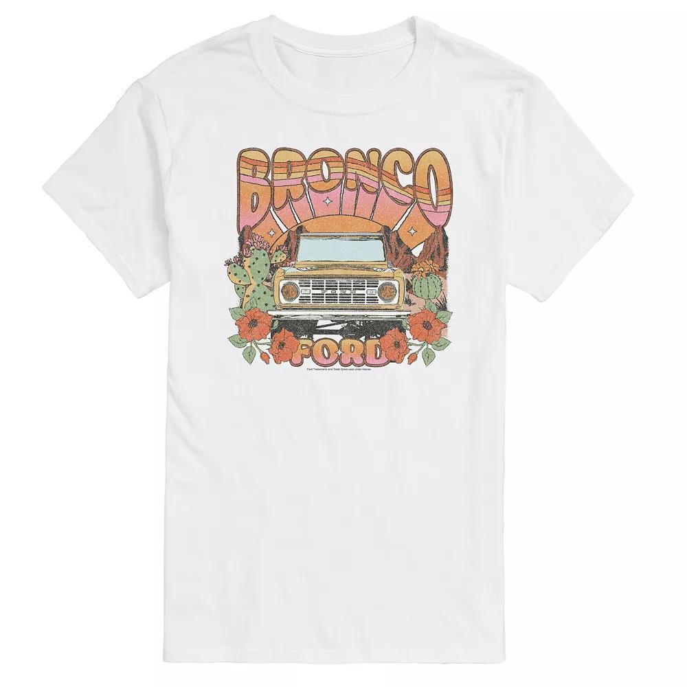 Men's Ford Bronco Retro Floral Graphic Tee,  Product Image