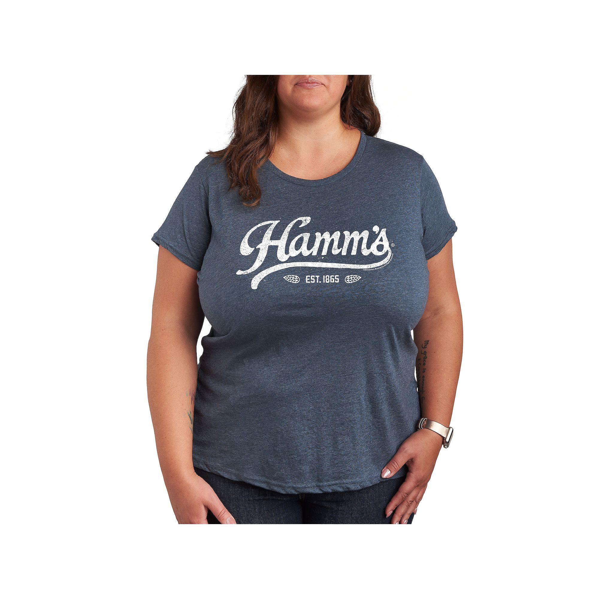 Plus Hamm's Vintage Logo Graphic Tee, Women's,  Product Image