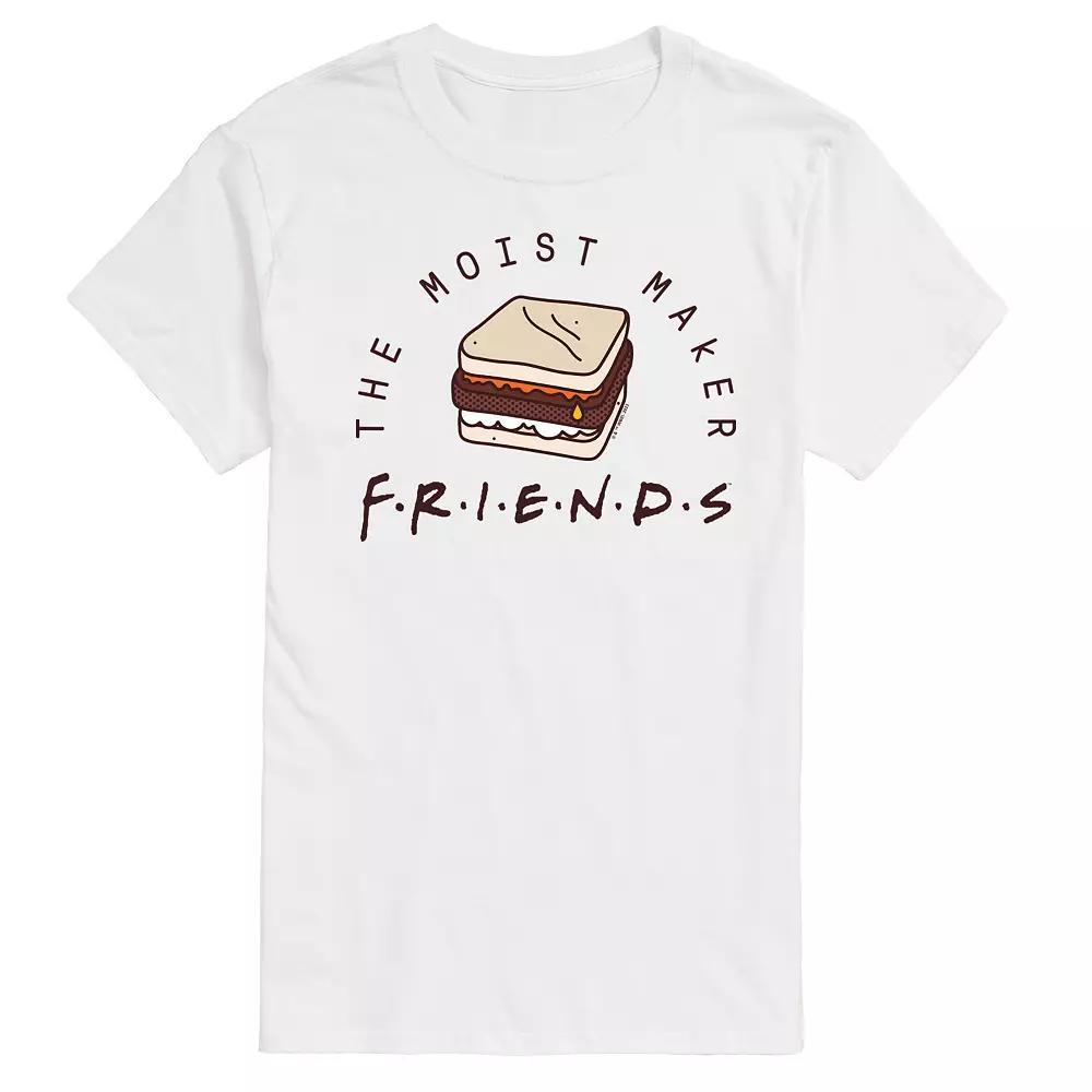 Big & Tall Friends Moist Maker Graphic Tee, Men's, Size: 5XB, White Product Image