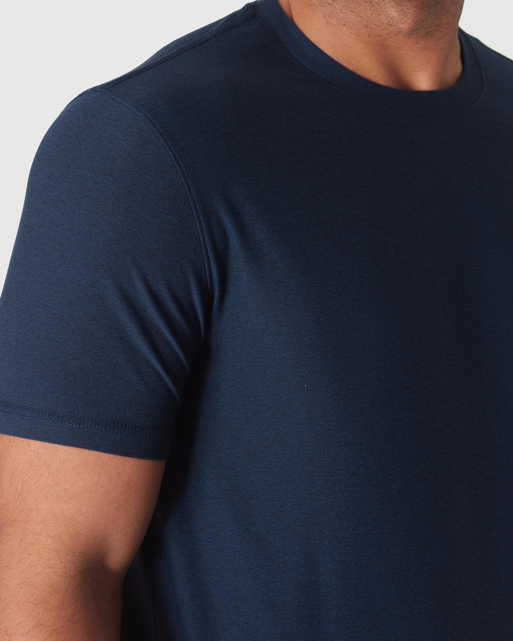 Dark Heather Cadet Active Crew Neck Tee Product Image