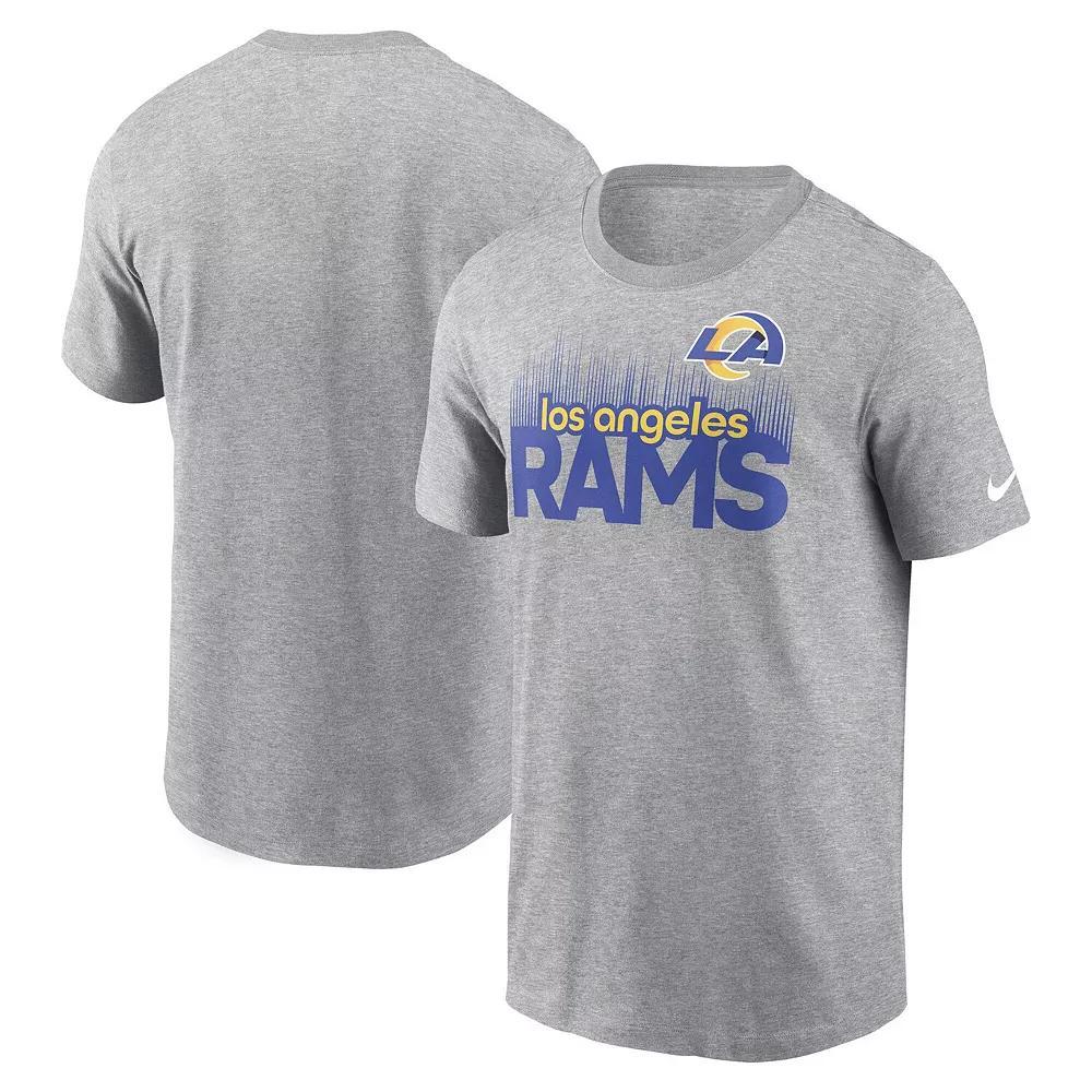 Men's Nike Heather Gray Los Angeles Rams Local Essential T-Shirt,  Product Image