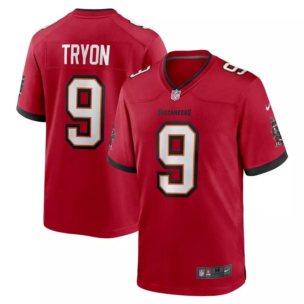 Men's Nike Joe Tryon Red Tampa Bay Buccaneers 2021 NFL Draft First Round Pick No. 32 Game Jersey, Size: 3XL Product Image