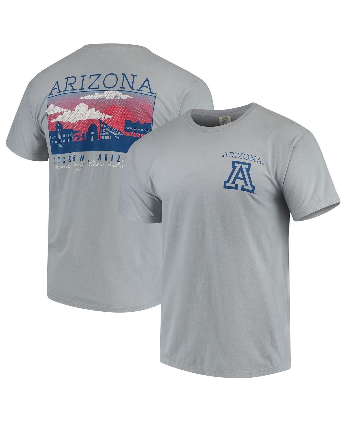 Mens Gray Arizona Wildcats Team Comfort Colors Campus Scenery T-Shirt Product Image