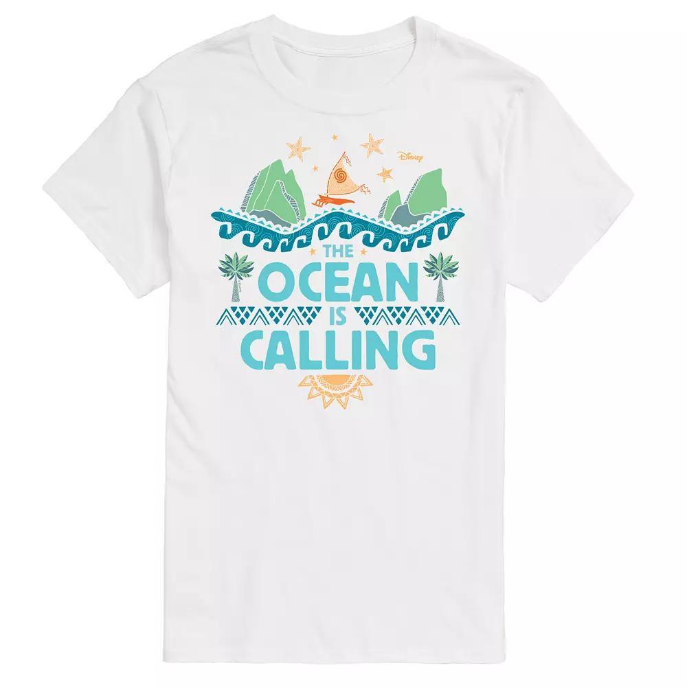 Disney's Moana Big & Tall The Ocean Is Calling Graphic Tee, Men's,  Product Image