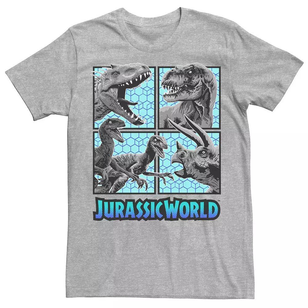 Men's Jurassic World Dinosaur Portrait Panel Tee,  Product Image