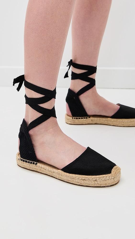 Soludos Lauren Lace Up Espadrilles | Shopbop Product Image