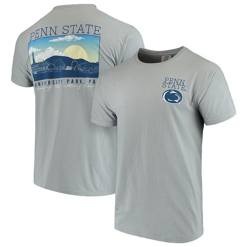 Mens Gray Penn State Nittany Lions Comfort Colors Campus Scenery T-Shirt Product Image