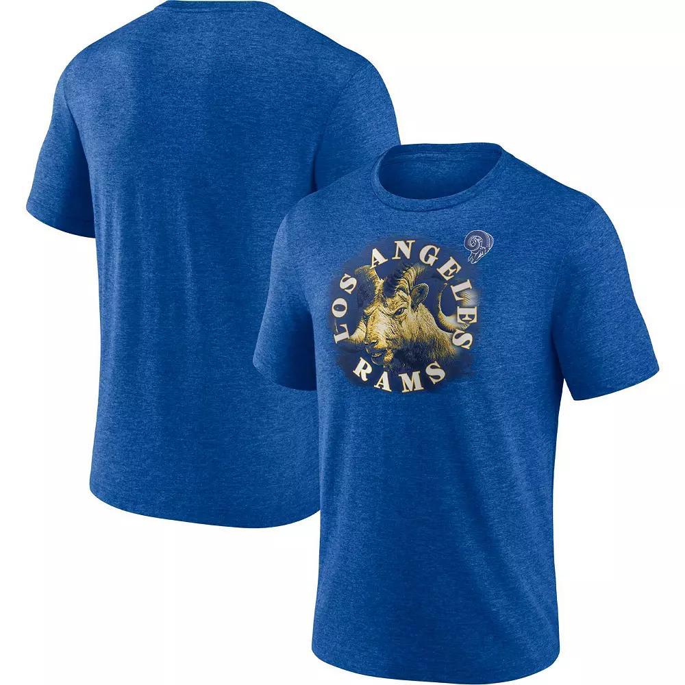 Men's Fanatics Branded Heathered Royal Los Angeles Rams Sporting Chance T-Shirt,  Product Image