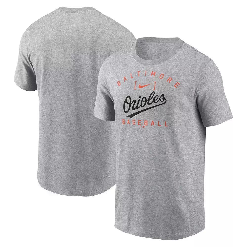 Men's Nike Heather Gray Miami Dolphins Local Essential T-Shirt,  Product Image