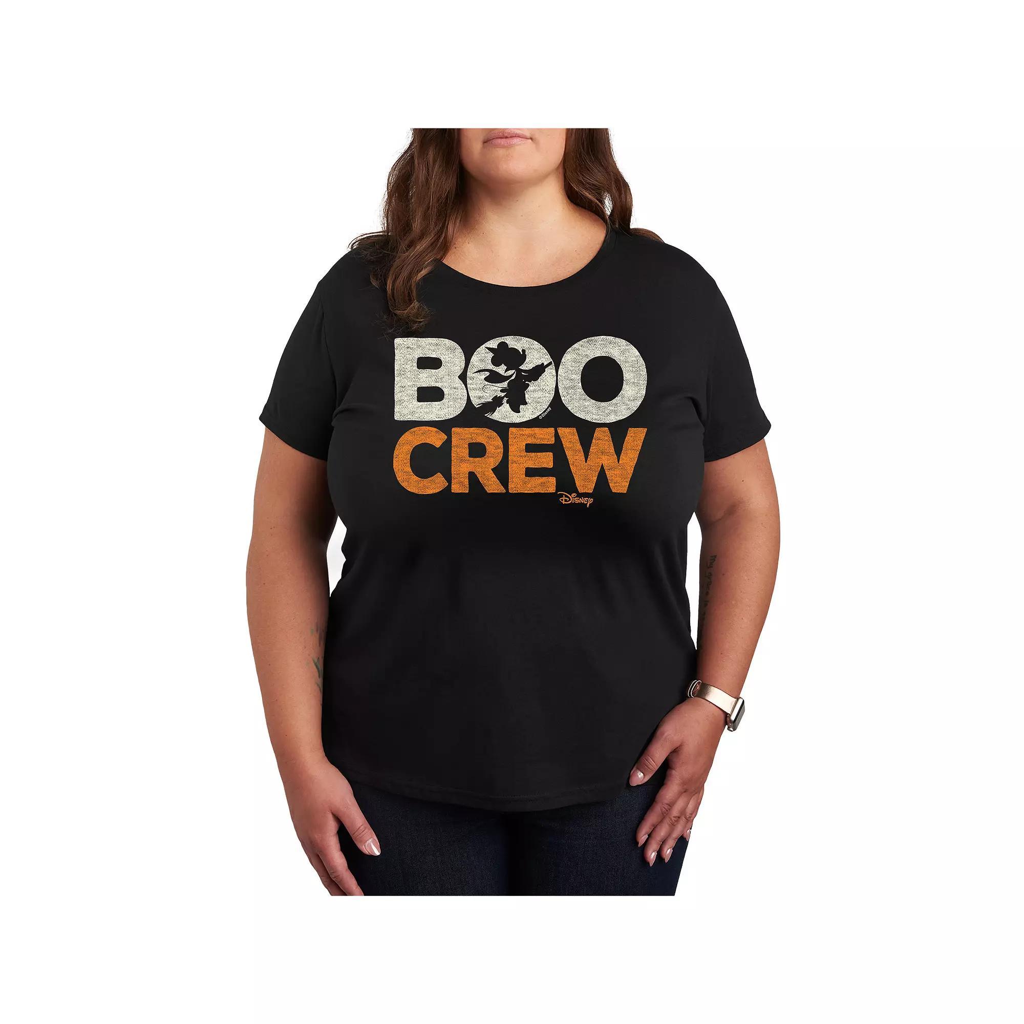 Disney's Minnie Mouse Plus Size Boo Crew Graphic Tee, Women's, Size: 3XL, Black Product Image