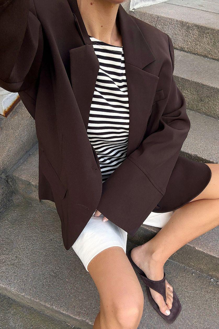 Oversized Blazer With Wide Sleeves Product Image