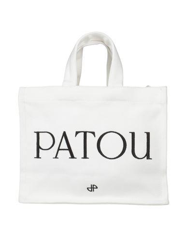 PATOU Print Small Tote In White Product Image