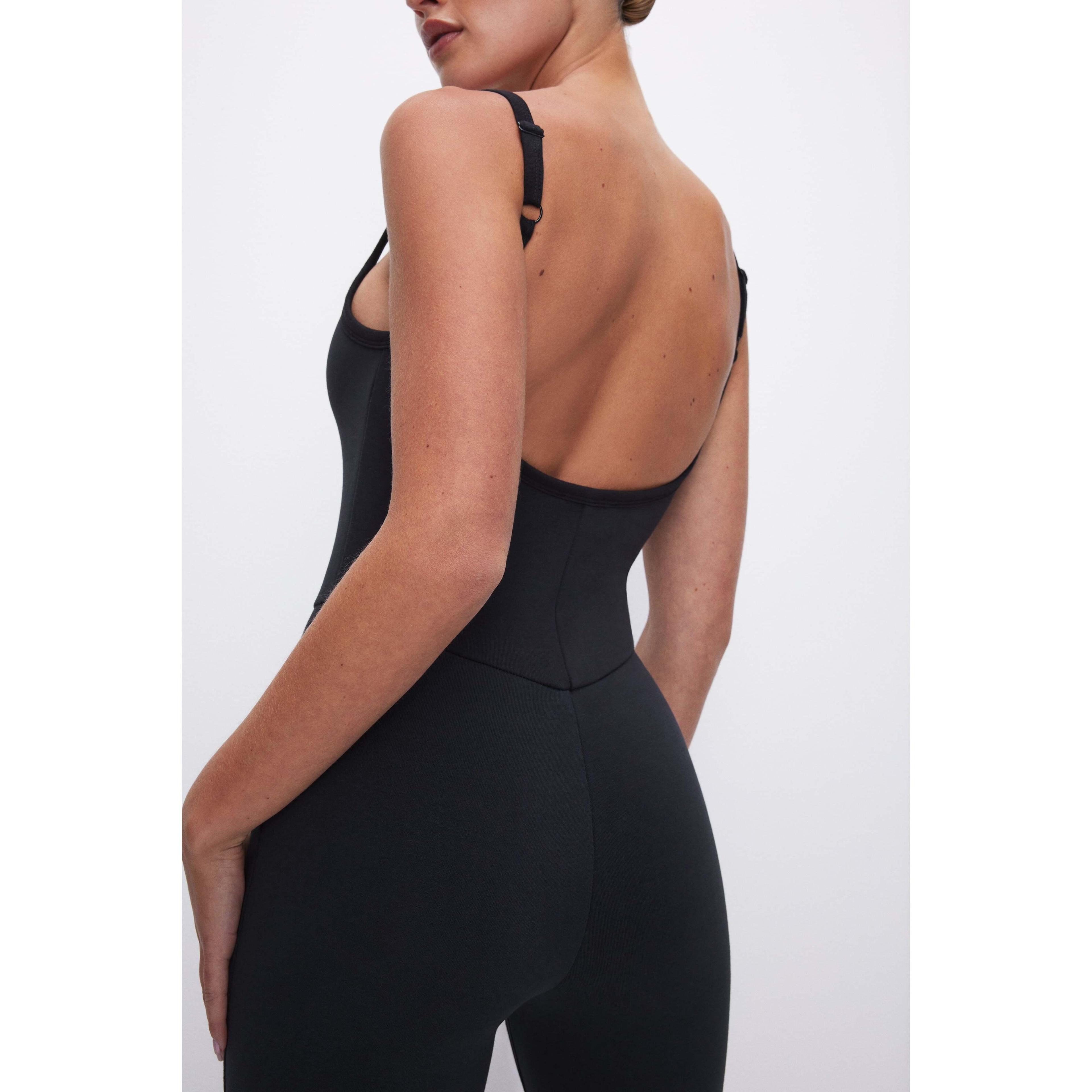 Compression Terry Scoop Jumpsuit Good American Product Image