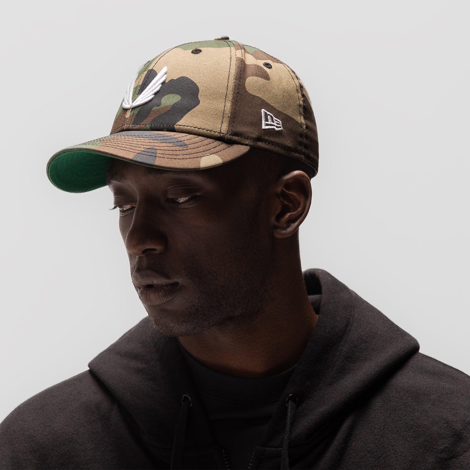 New Era® 59Fifty® Low Profile Hat - Woodland Camo/White "Wings" Product Image